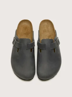 BIRKENSTOCK Boston Geolied Leder Voor Mannen