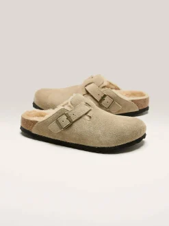 BIRKENSTOCK Boston Omgekeerd Lam Voor Vrouwen