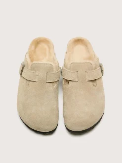 BIRKENSTOCK Boston Omgekeerd Lam Voor Vrouwen