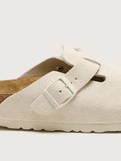 BIRKENSTOCK Boston Suede Leder Voor Vrouwen