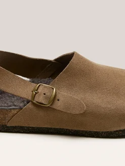 BOSABO Taupe Suède Klompen