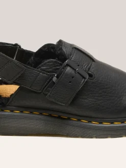 DR. MARTENS Jorge II Muiltjes Met Imitatiebont Voering Voor Vrouwen