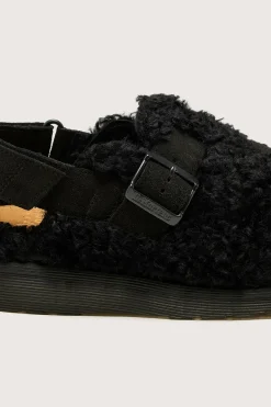 DR. MARTENS Jorge Ii Suede & Borg Mules For Women