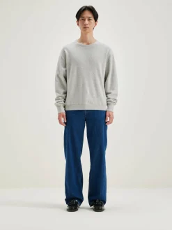 Matt Ronde Hals Sweatshirt