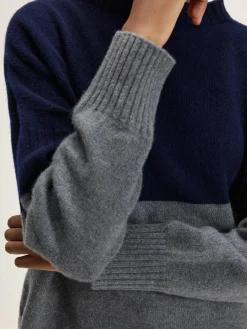 NICHOLSON & NICHOLSON Heriot Mock Neck Trui