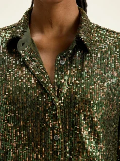 Pekin Paillettenhemd