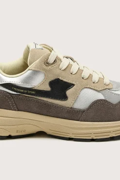 STEPNEY WORKERS CLUB Amiel S-Strike Suede Mix Voor Vrouwen