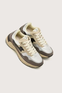 STEPNEY WORKERS CLUB Amiel S-Strike Suede Mix Voor Vrouwen