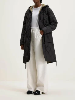 TAION Lange Militaire Mantel Met Kap