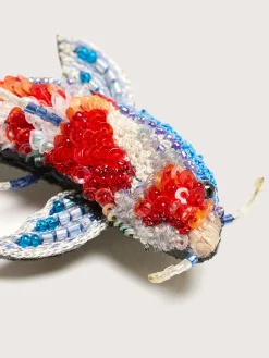 TROVELORE Kohaku Koi Fish Broche