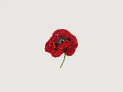 TROVELORE Red Poppy Broche
