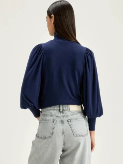 Vazo T-shirt Met Rolkraag