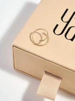 YAY Glinsterende Dubbele Oorbellen